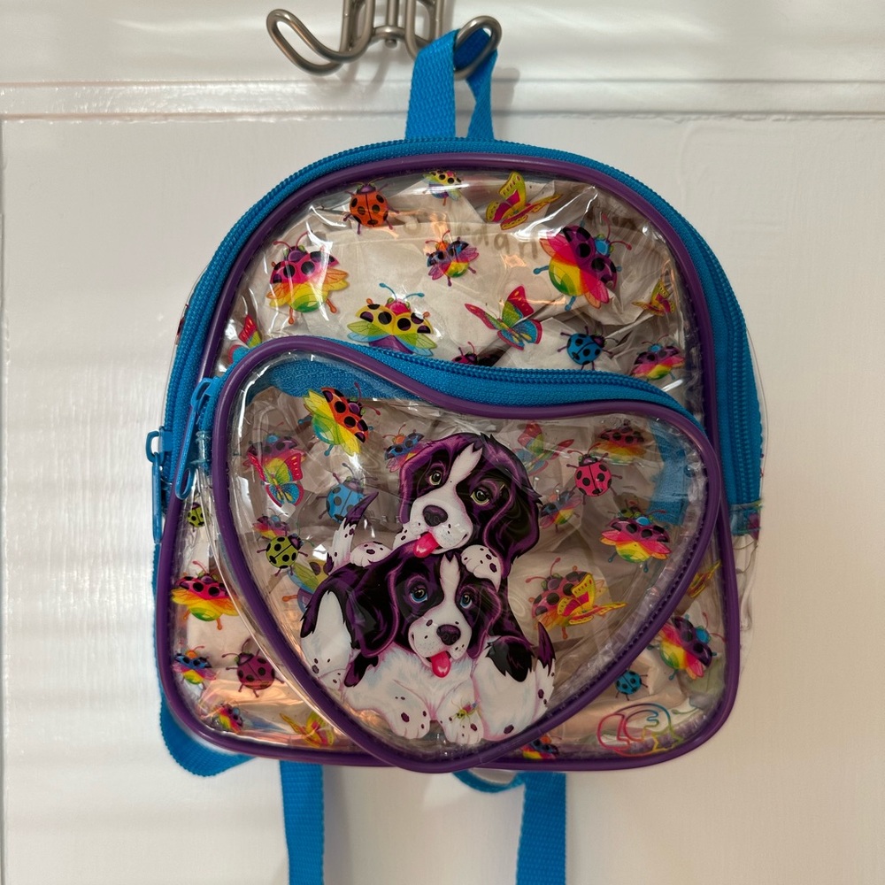 Lisa Frank spaniel puppies backpack 🦋